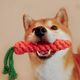 Dog Rope Toys For Grinding And Cleaning Teeth (Items: Carrot) Dog Rope Toys For Grinding And Cleaning Teeth (Items: Carrot)
